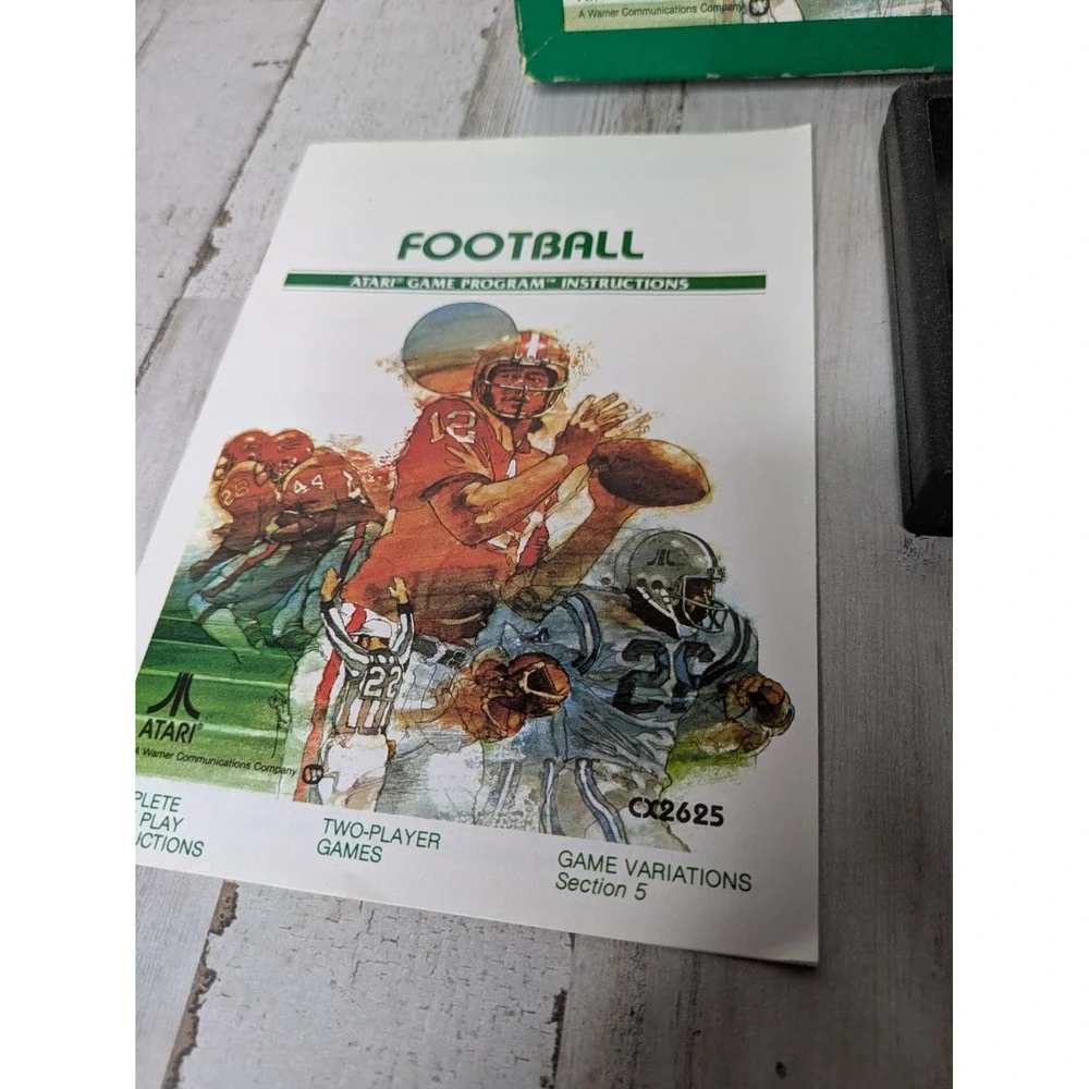 Atari Football CX2625 CIB with‎ Manual